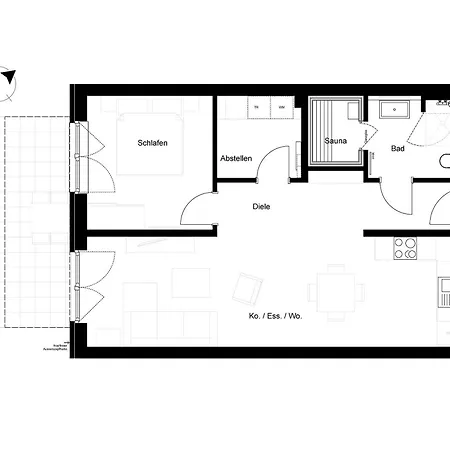 Apartamento Herz Von 2 Mit Garten Und Sauna *